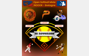 Journée 2 : Open INDOOR Bretagne - Softball