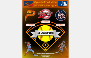 Journée 3 : Open INDOOR Bretagne - Softball