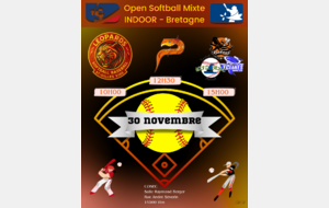 Journée 2 : Open INDOOR Bretagne - Softball