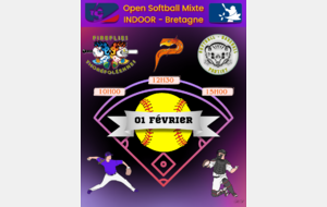 Journée 5 : Open INDOOR Bretagne - Softball