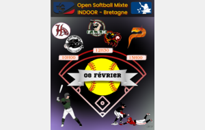 Journée 6 : Open INDOOR Bretagne - Softball
