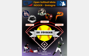 Journée 6 : Open INDOOR Bretagne - Softball