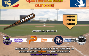Journée 1 : Open OUTDOOR Bretagne - Softball